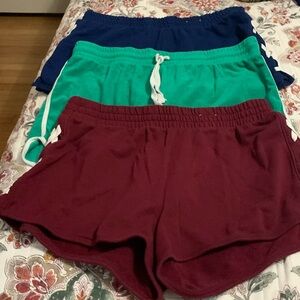 Bundle of Flirtitude Active velour shorts
